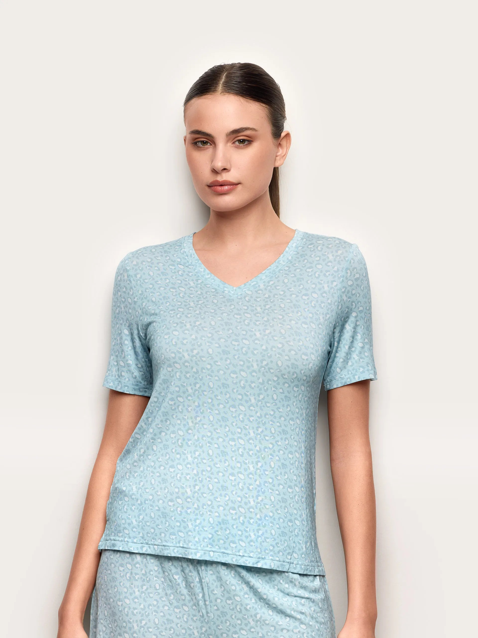 Yamamay_Printed_Maglia Manica Corta - Modal Leopard_PPTD191003_128_01