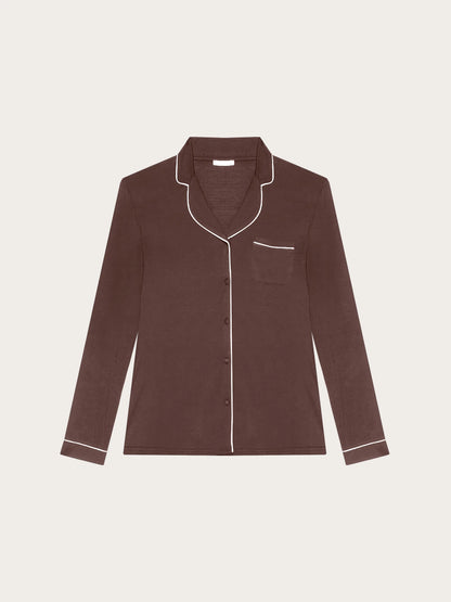 Yamamay CHOCOLATE Women Long-Sleeve Shirt - Daily Modal SKU: PPTD193001_033 Image 05