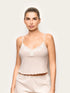 Yamamay BEIGE Women Top - Basic Modal & Cotton Rib SKU: PPTD193002_726 Image 01
