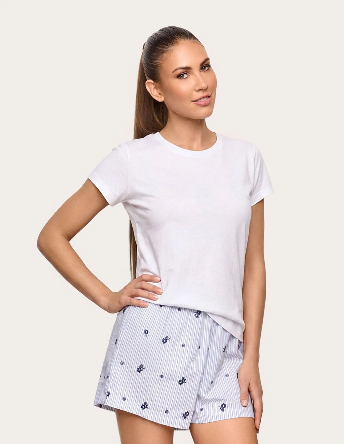Yamamay OPTICAL WHITE Women Short-Sleeve T-Shirt - Daily Pajamas SKU: PPTD193006_015 Image 01