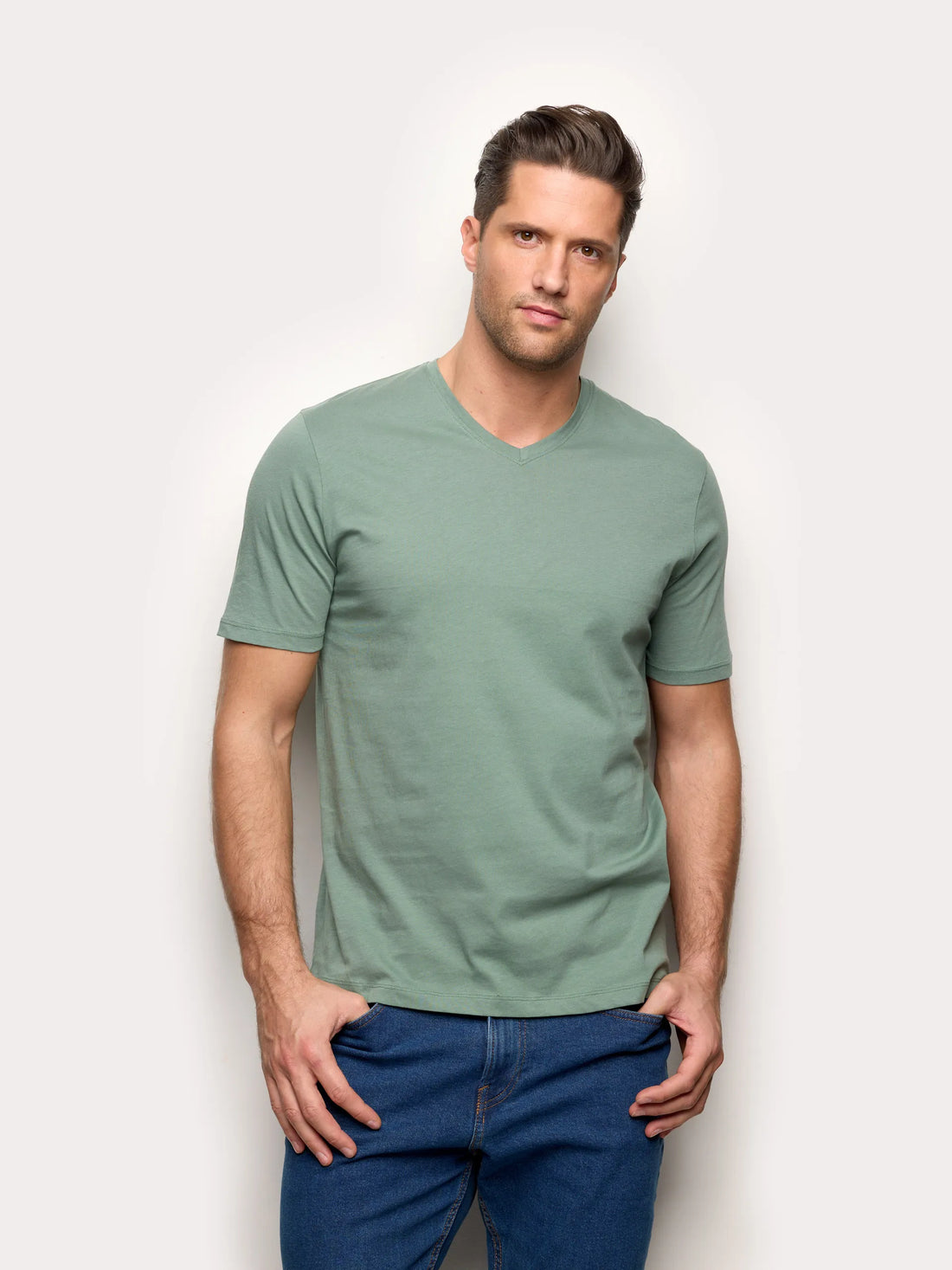 Yamamay_Sage Green_Cotton Jersey Sweater - Daily_PPTU191001_120_01