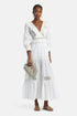 Luisa Spagnoli Bianco Women Processo - Maxi Dress with AppliquŽs SKU: PROCESSO_0201 Image 01