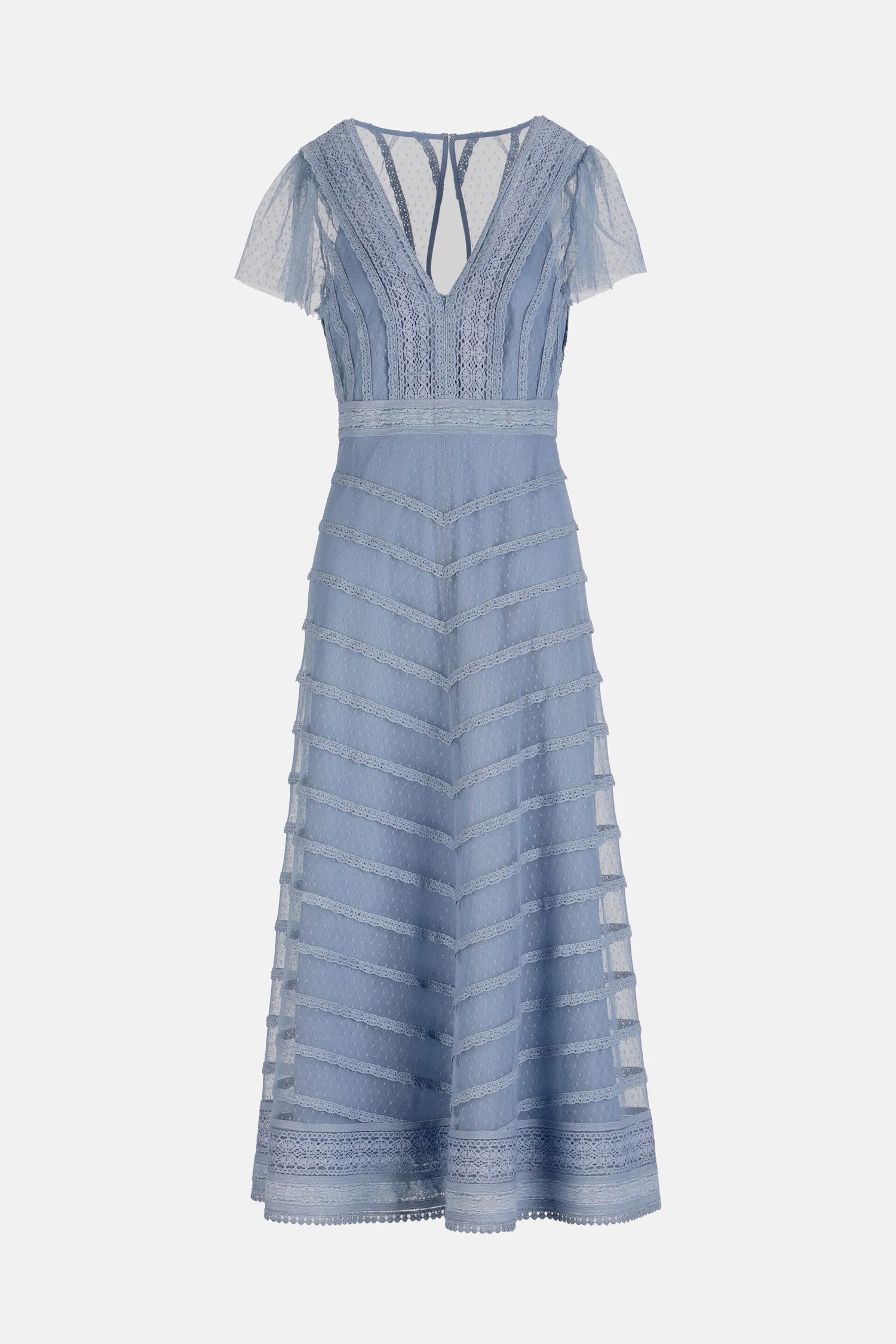 Luisa Spagnoli Fiordaliso Women Prontezza - Elegant Embroidered Gown SKU: PRONTEZZA_0612 Image 06