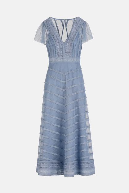 Luisa Spagnoli Fiordaliso Women Prontezza - Elegant Embroidered Gown SKU: PRONTEZZA_0612 Image 06