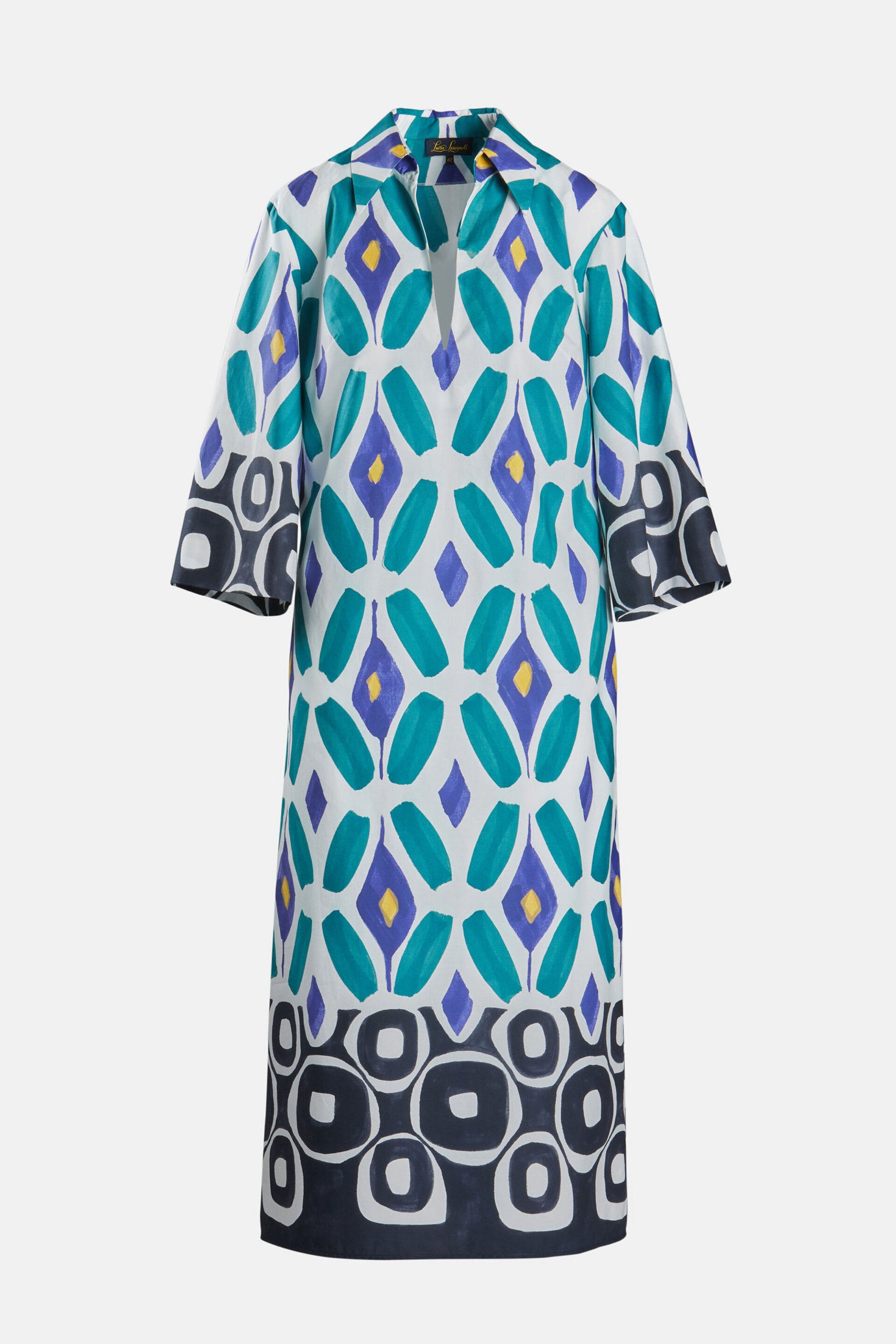 Luisa Spagnoli_Prudenza - Watercolour Print Dress_PRUDENZA_3896_06