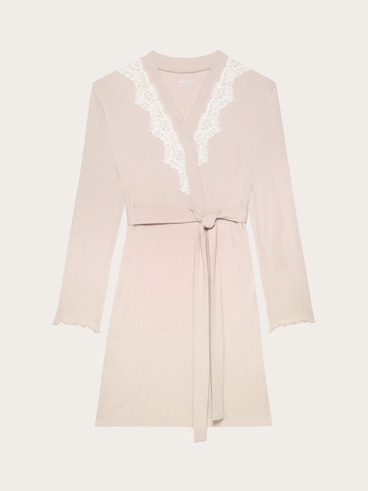 Yamamay BEIGE Women Nightgown - Basic Modal &amp; Cotton Rib SKU: PVED193001_726 Image 05