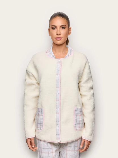 Yamamay ALMOND Women Bed Jacket - Purrfect Dreamer SKU: PVED193004_244 Image 02