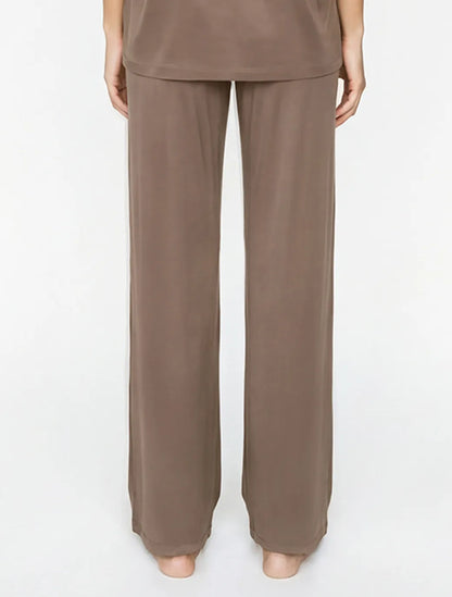 Marie France Greige Women Adelina Pant SKU: PYADELINAPANT_Greige Image 04