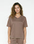 Marie France Greige Women Adelina T-Shirt SKU: PYADELINATSHIRT_Greige Image 01