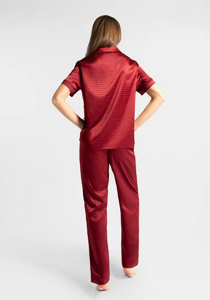 Marie France Amoremio Pant_Burgundy Women Amoremio Pant SKU: PYAMOREMIOPANT_Burgundy Image 02