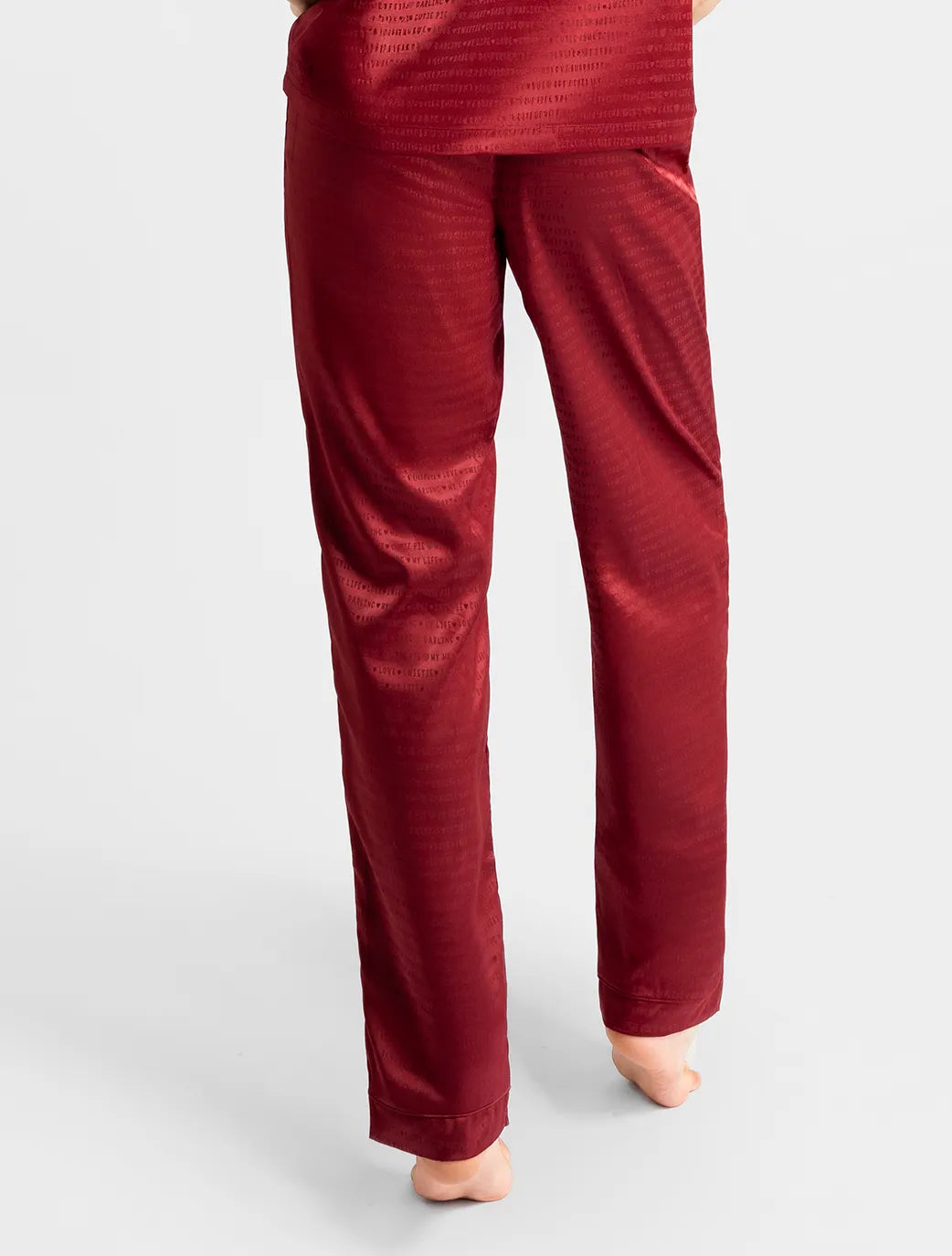 Marie France Amoremio Pant_Burgundy Women Amoremio Pant SKU: PYAMOREMIOPANT_Burgundy Image 04