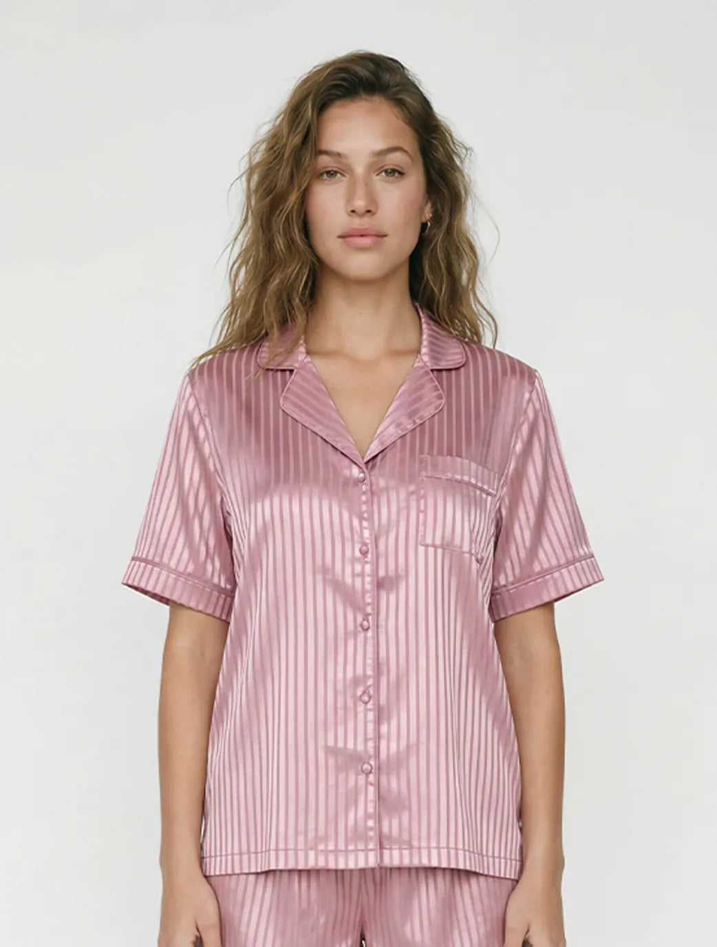 Marie France Pink Women Aria Chemise SKU: PYARIACHEMISE_Pink Image 01