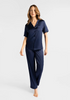 Marie France Asta Pant_Dark Navy Women Asta Pant SKU: PYASTAPANT_Dark Navy Image 01