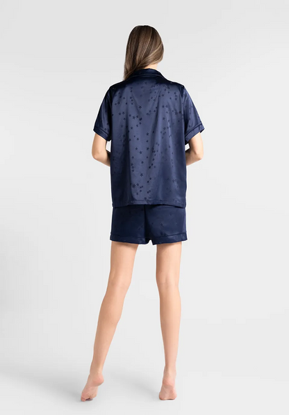 Marie France Asteroid Chemise_Dark Navy Women Asteroid Chemise SKU: PYASTEROIDCHEMISE_Dark Navy Image 04