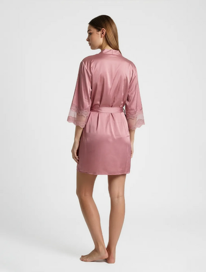 Marie France Pink Women Avsy Robe SKU: PYAVSYROBE_Pink Image 04
