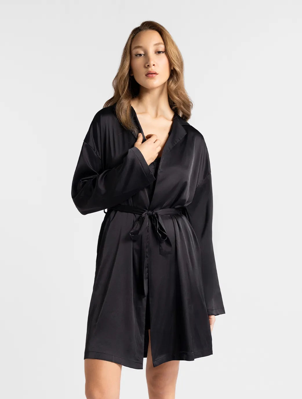 Marie France Ayleen Robe_Black Women Ayleen Robe SKU: PYAYLEENROBE_Black Image 01