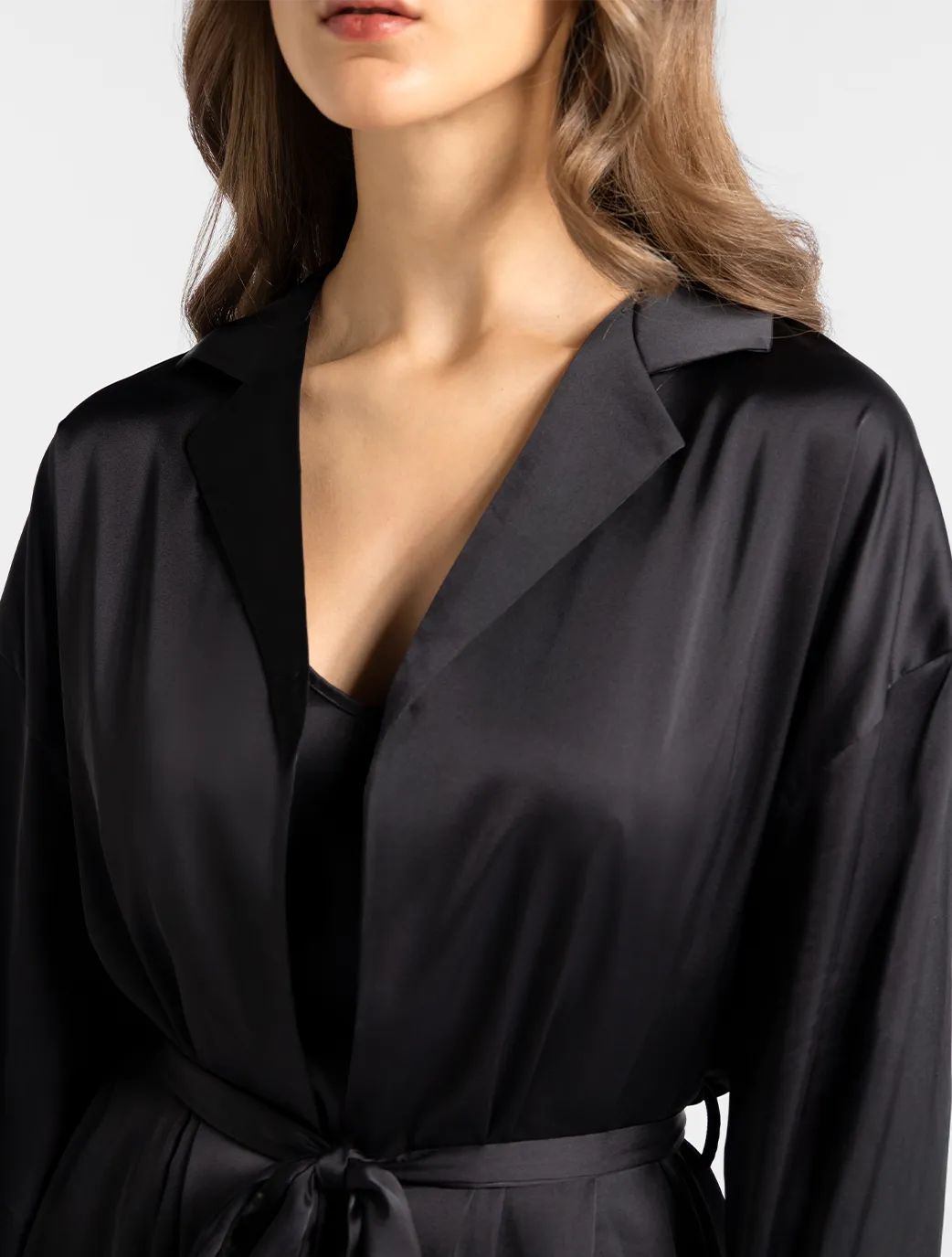 Marie France Ayleen Robe_Black Women Ayleen Robe SKU: PYAYLEENROBE_Black Image 03