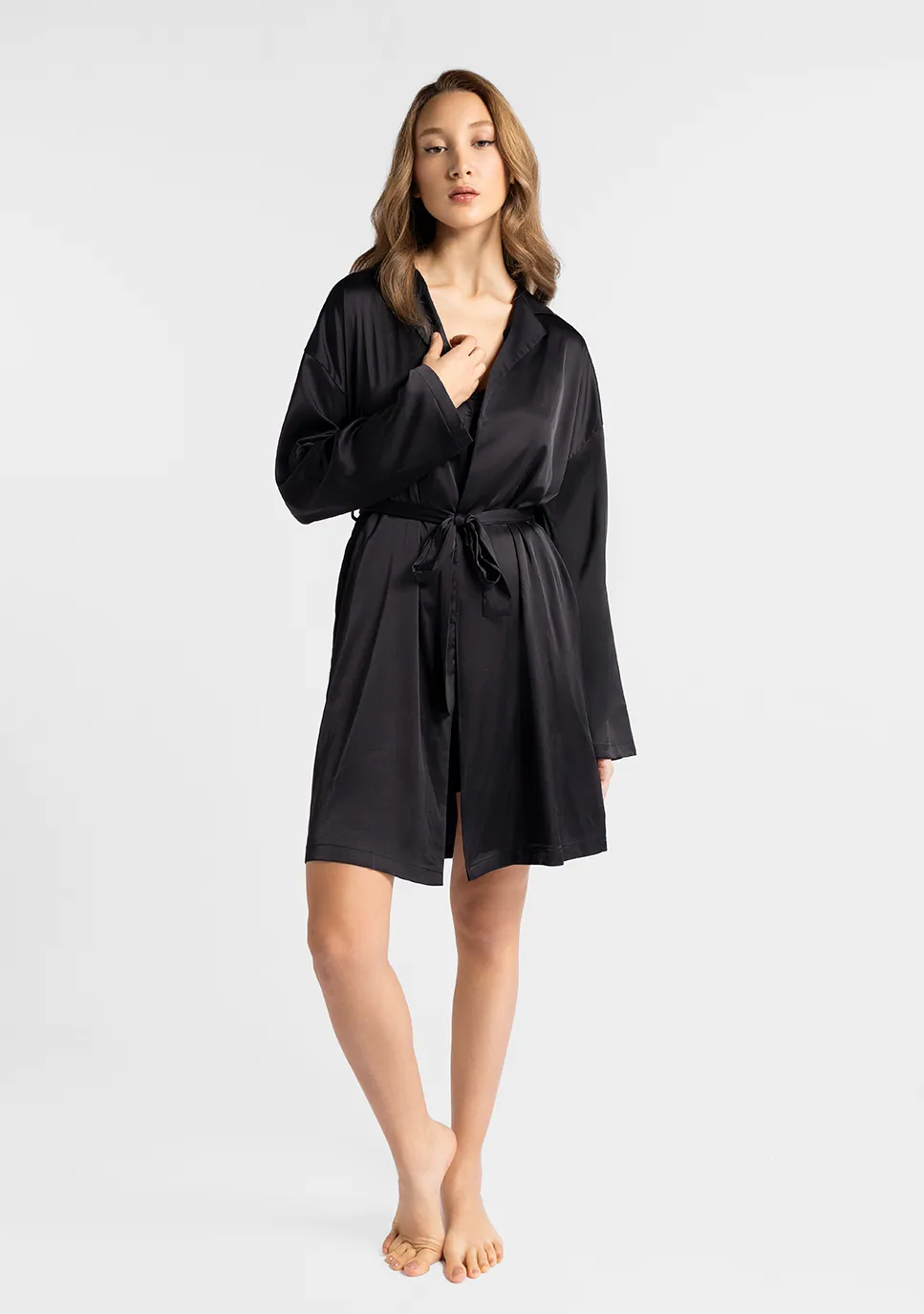 Marie France Ayleen Robe_Black Women Ayleen Robe SKU: PYAYLEENROBE_Black Image 04
