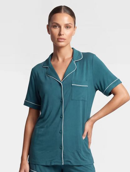 Marie France Green Women Cariss Micro Chemise SKU: PYCARISSCHEMISE_Green Image 01