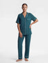 Marie France Green Women Cariss Micro Pajama Pant SKU: PYCARISSPANT_Green Image 01