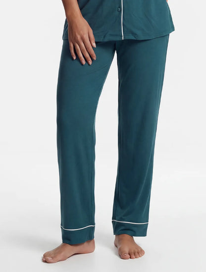 Marie France Green Women Cariss Micro Pajama Pant SKU: PYCARISSPANT_Green Image 03