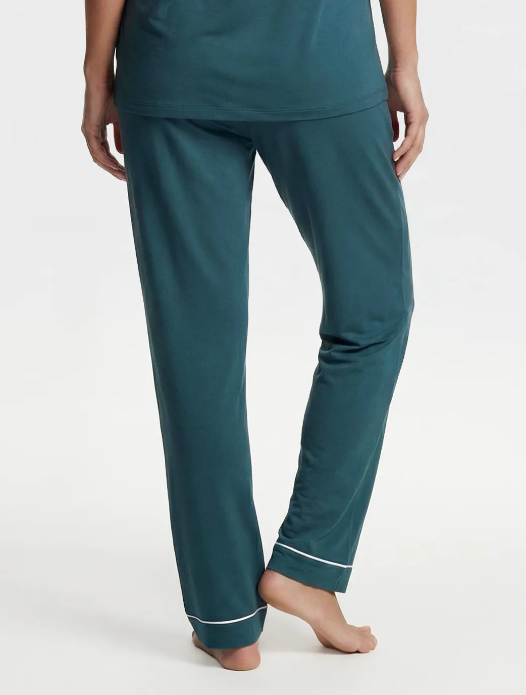 Marie France Green Women Cariss Micro Pajama Pant SKU: PYCARISSPANT_Green Image 04