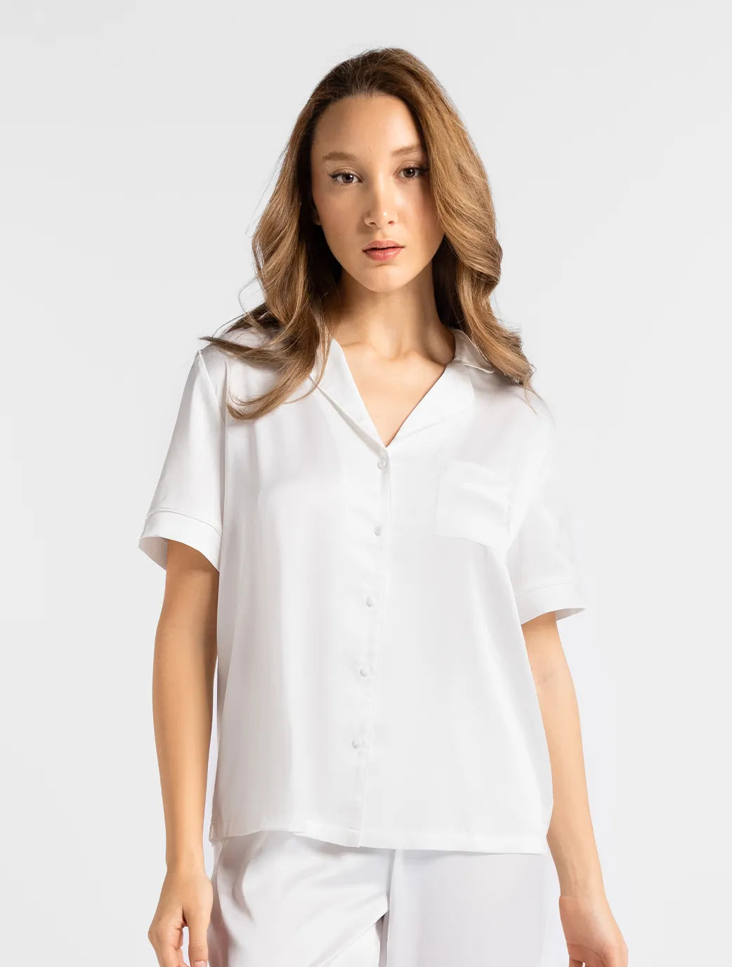 Marie France Celiata Chemise_White Women Celiata Chemise SKU: PYCELIATACHEMISE_White Image 01