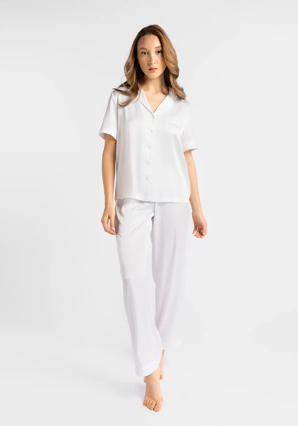 Marie France Celiata Pant_White Women Celiata Pant SKU: PYCELIATAPANT_White Image 01