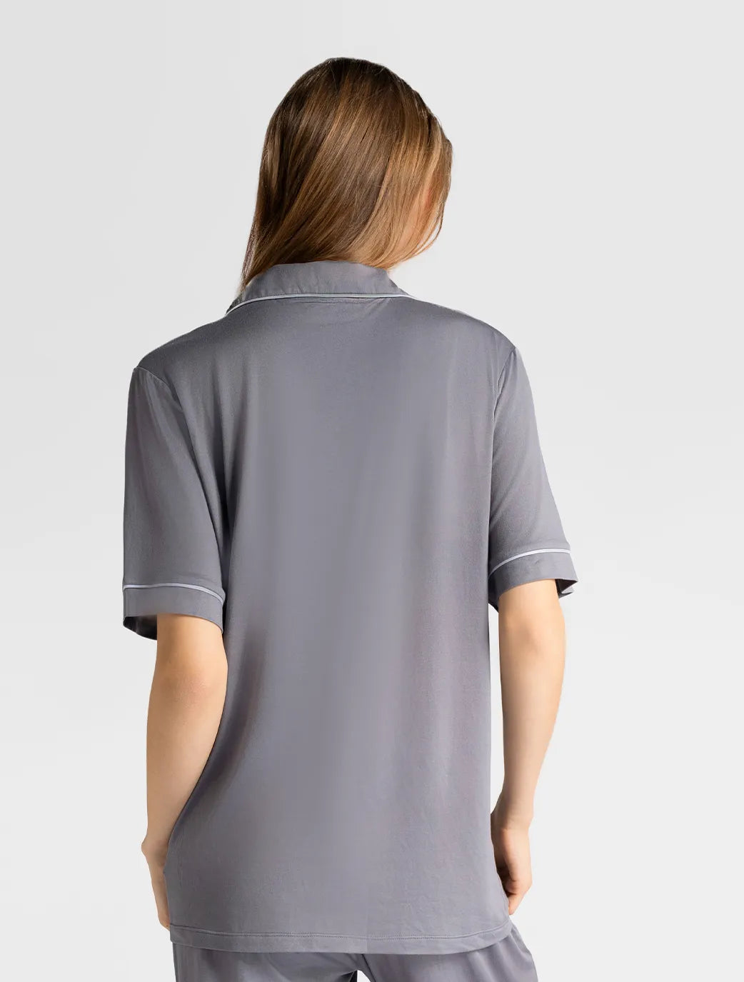 Marie France Denina Chemise_Grey Women Denina Chemise SKU: PYDENINACHEMISE_Grey Image 02