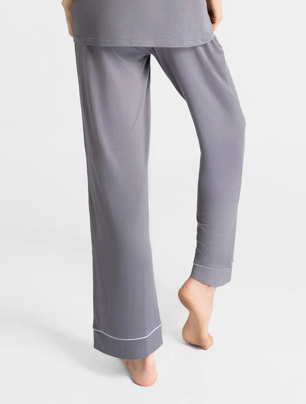 Marie France Denina Pant_Grey Women Denina Pant SKU: PYDENINAPANT_Grey Image 04