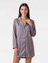 Marie France Purple Women Deylin Chemise SKU: PYDEYLINCHEMISE_Purple Image 01