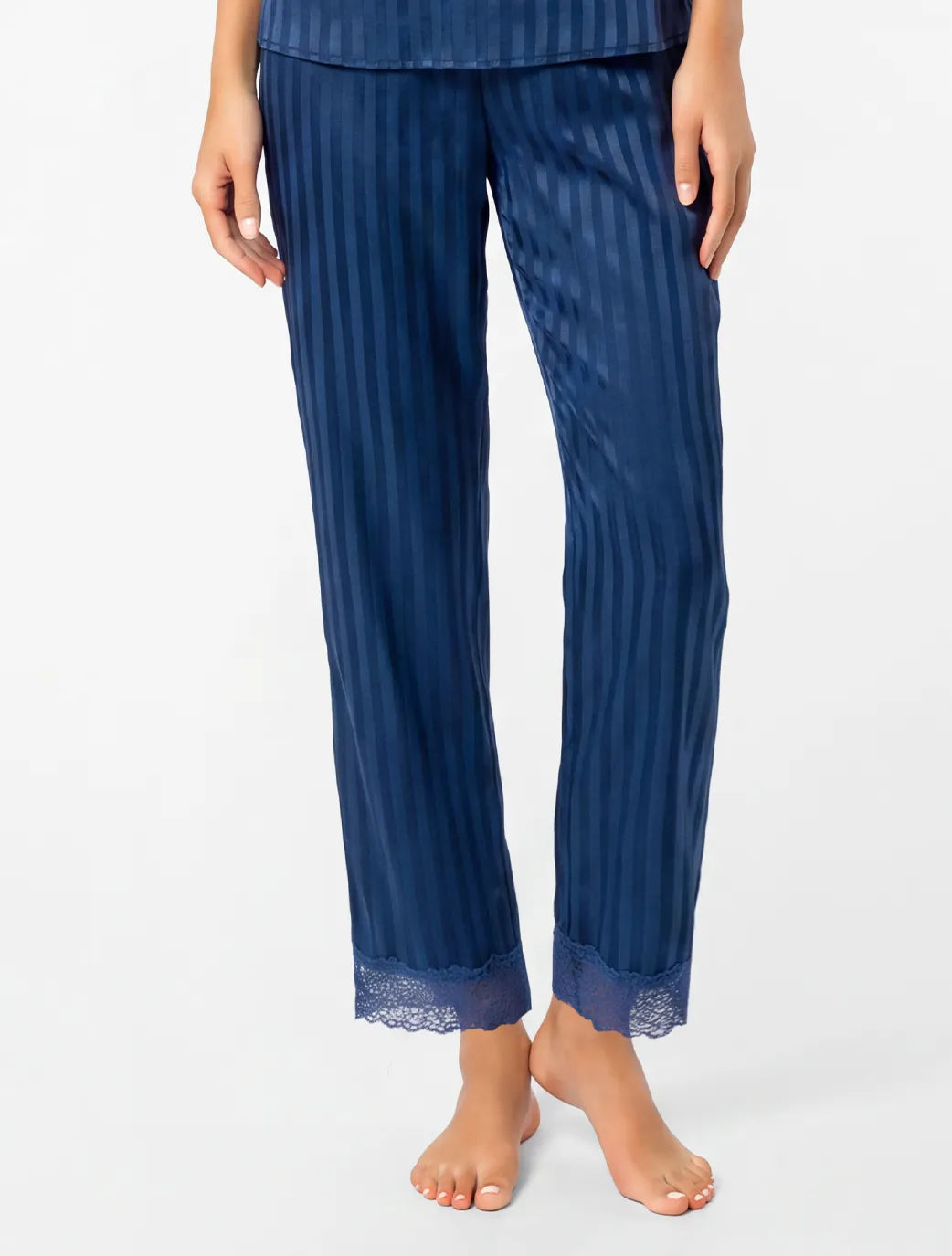 Marie France Navy Women Dryla Pant SKU: PYDRYLAPANT_NAVY Image 03