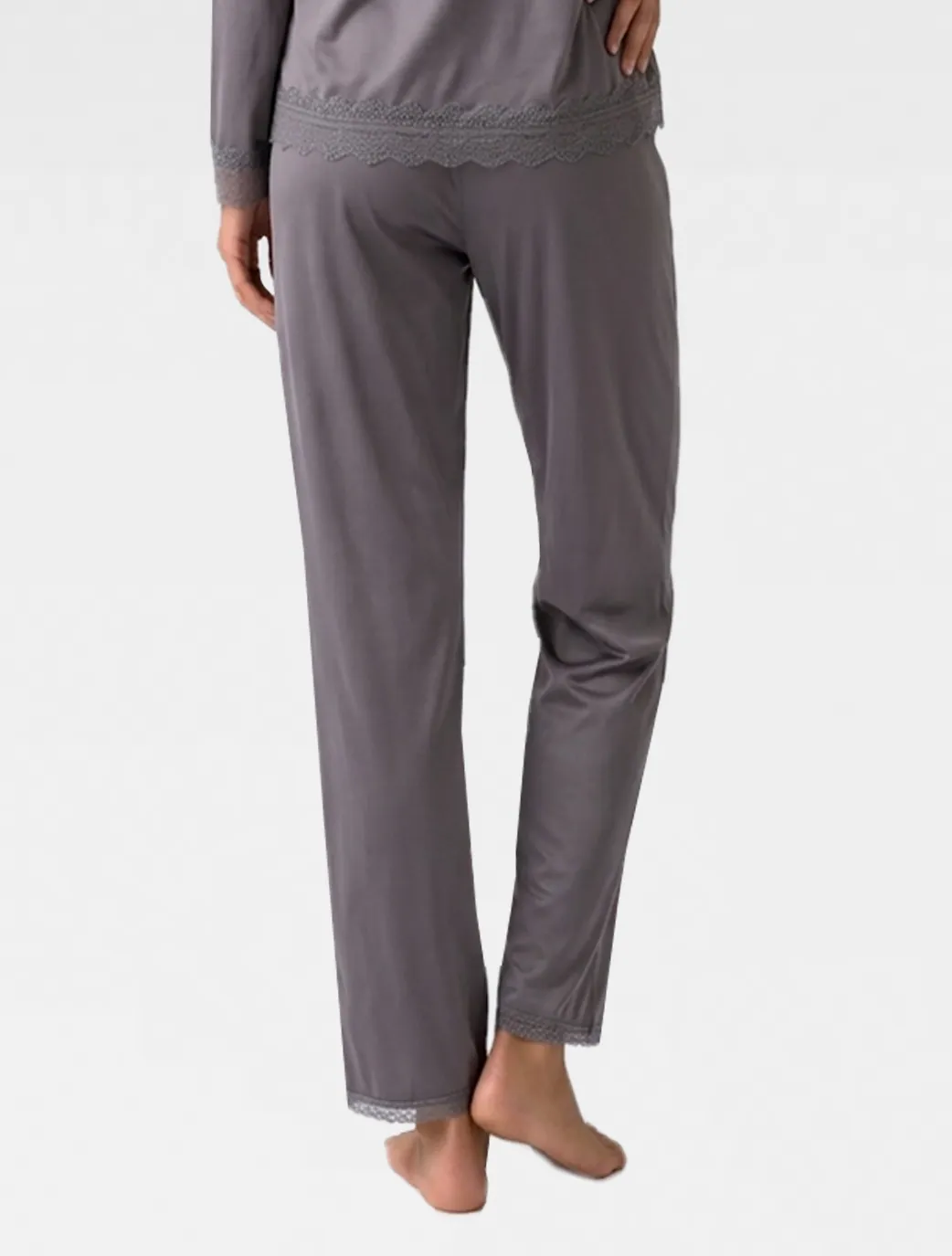 Marie France Grey Women Elara Pant SKU: PYELARAPANT_GREY Image 04