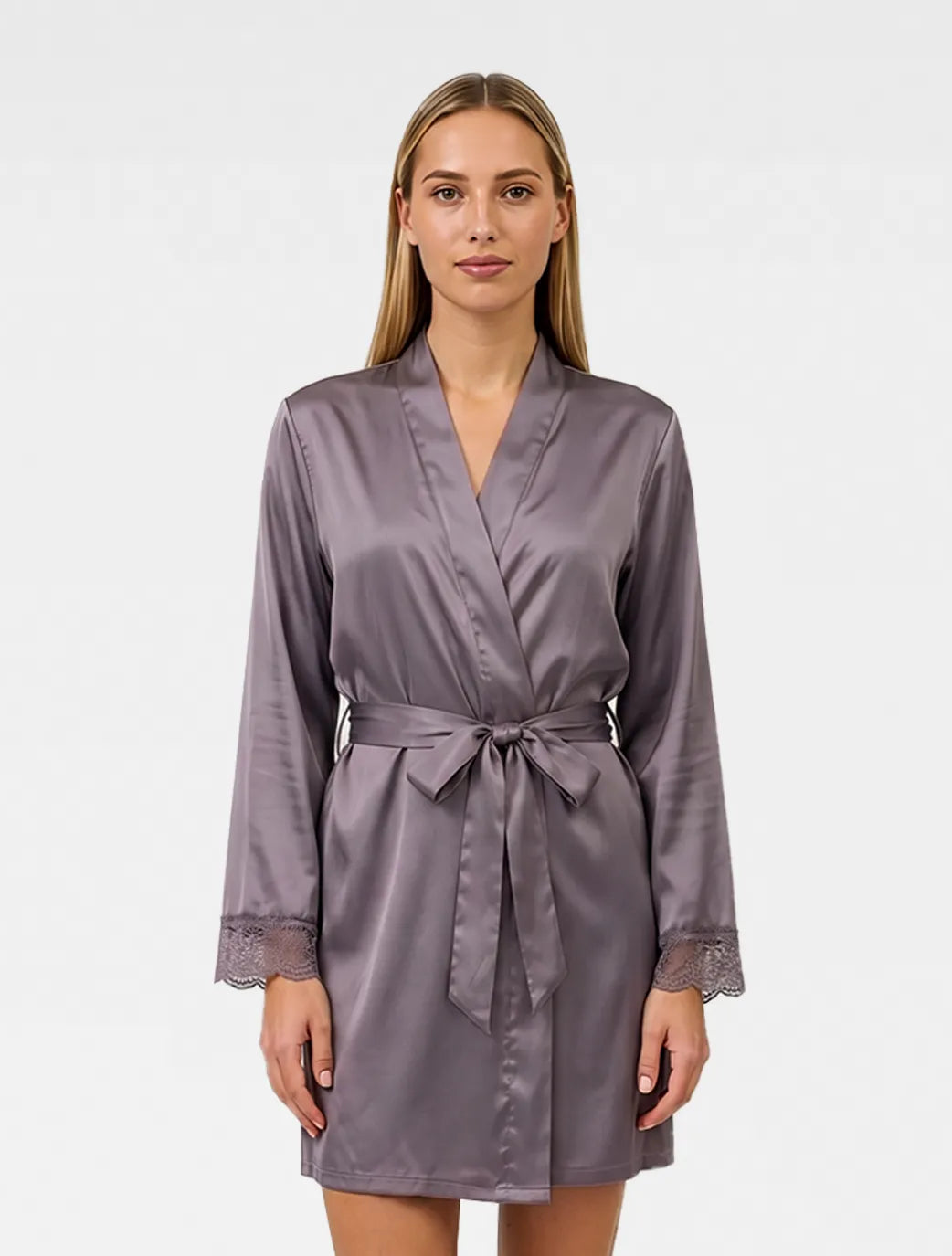 Marie France Purple Women Elorin Robe SKU: PYELORINROBE_Purple Image 01