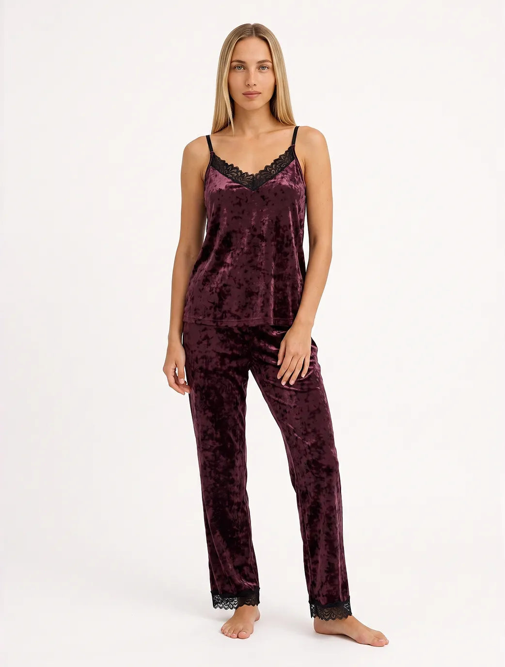 Marie France Bordeau Women Eloura Pant SKU: PYELOURAPANT_Bordeau Image 01