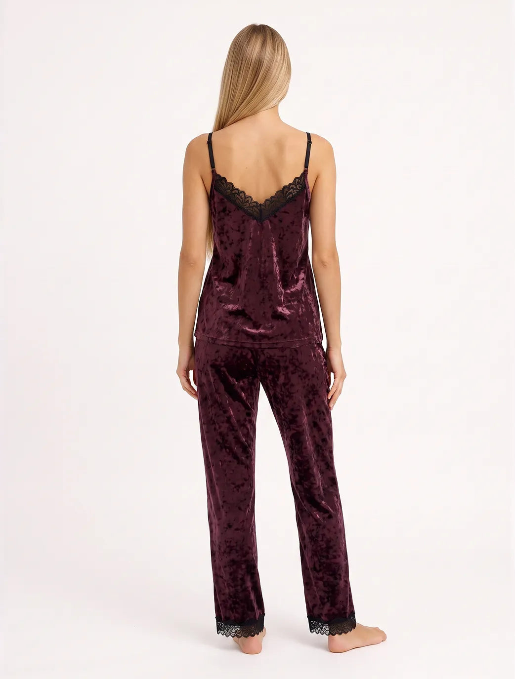 Marie France Bordeau Women Eloura Pant SKU: PYELOURAPANT_Bordeau Image 02