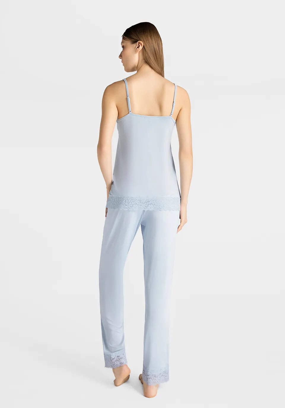 Marie France Feal Pant_Blue Women Feal Pant SKU: PYFEALPANT_Blue Image 02
