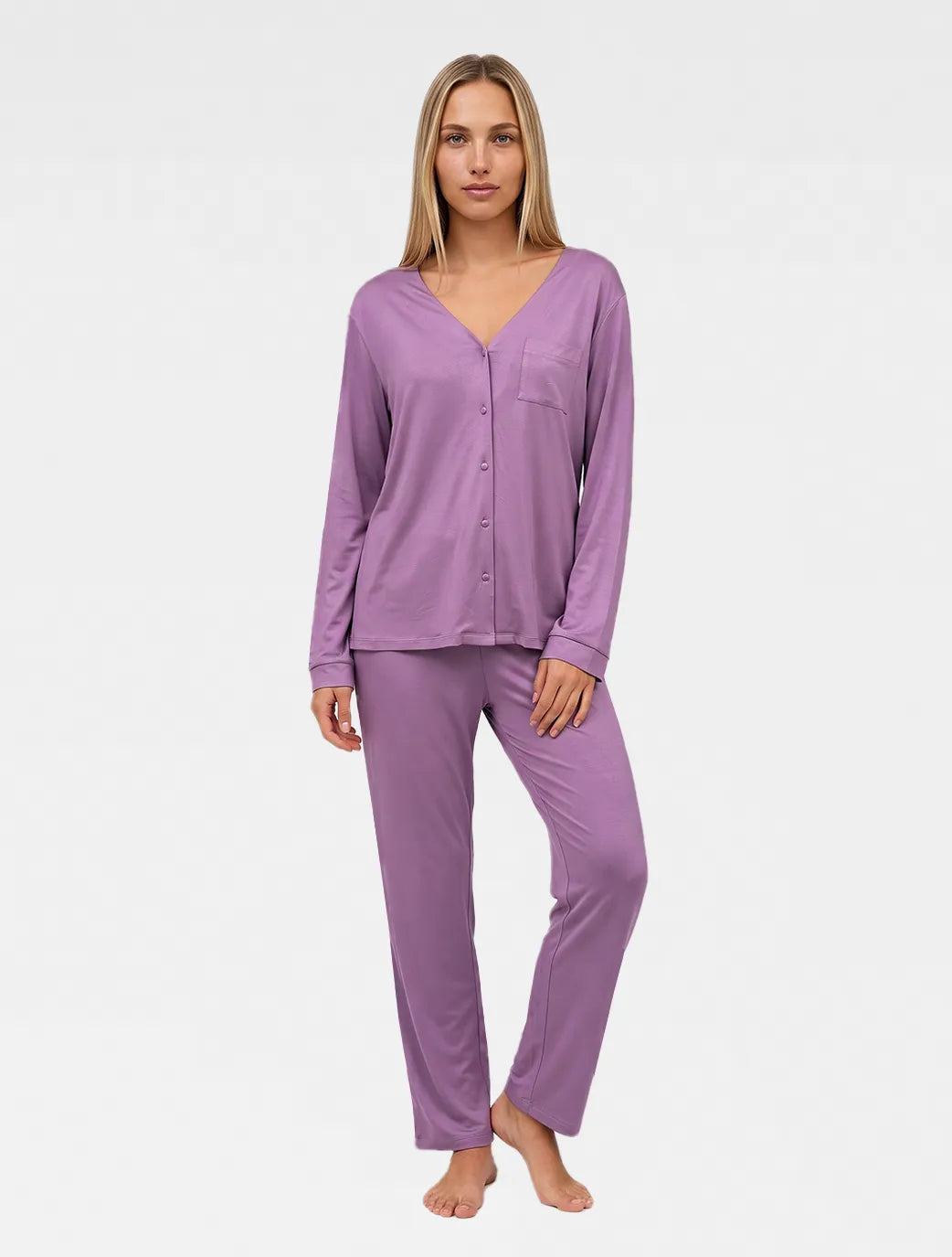 Marie France Light Purple Women Fink Chemise SKU: PYFINKCHEMISE_LIGHT PURPLE Image 03