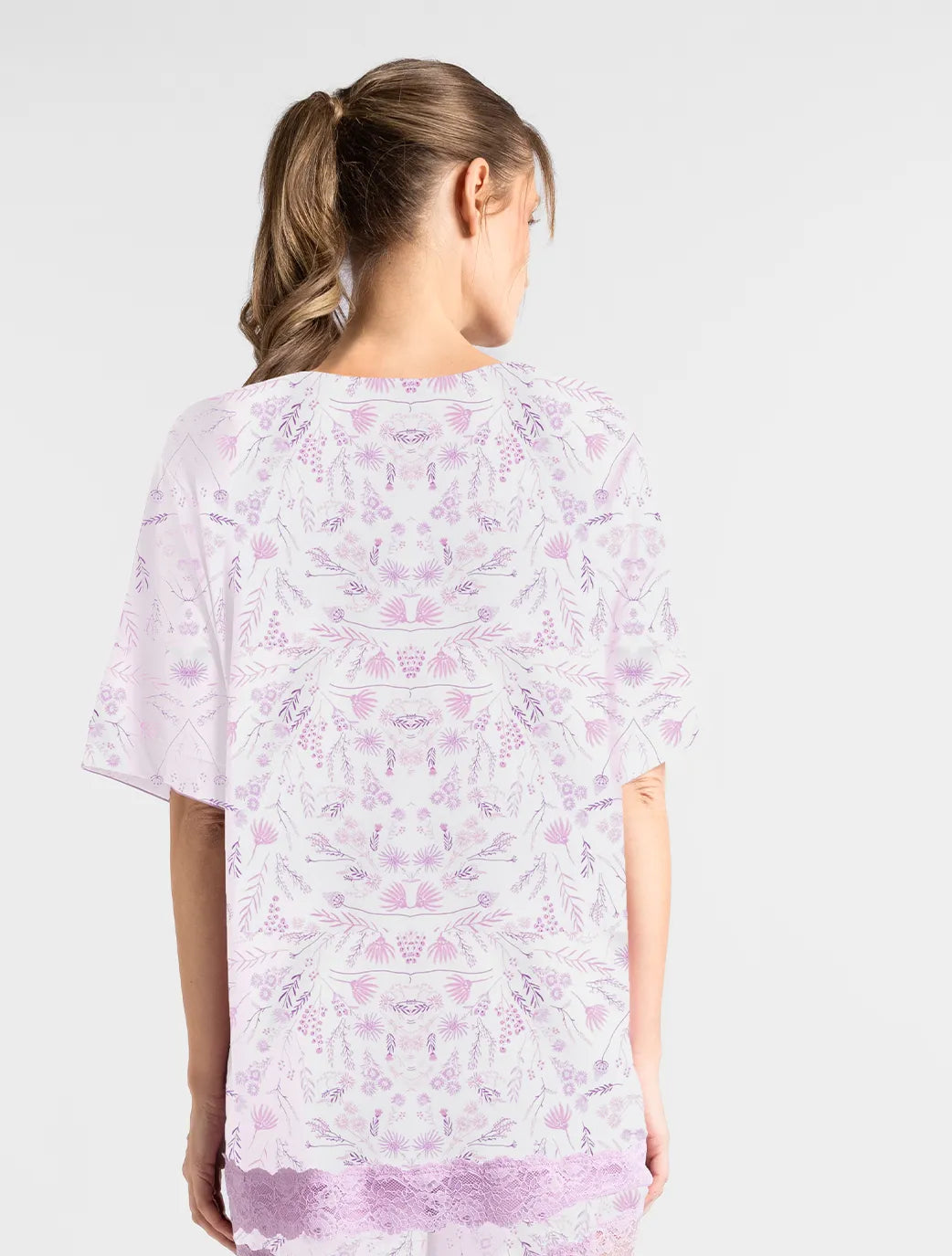Marie France Multicolor Women Florana Floral Micro Chemise SKU: PYFLORANACHEMISE_MULTICOLOR Image 02