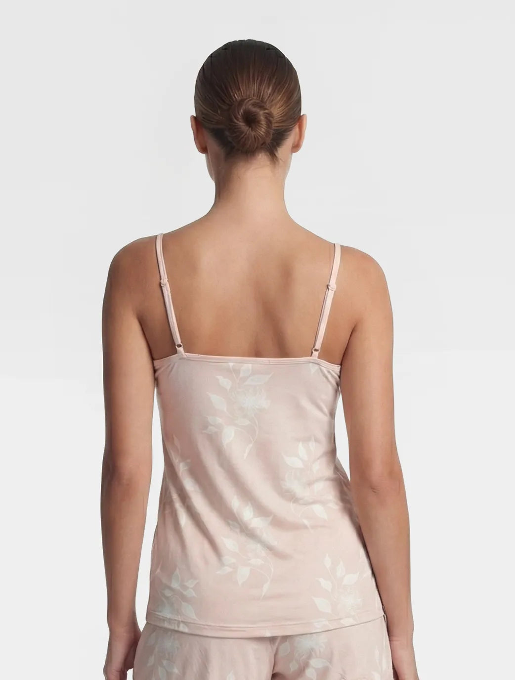 Marie France Multicolor Women Galilea Satin Eyelash Lace Trim Camisole SKU: PYGALILEAISHIRT_Multicolor Image 01