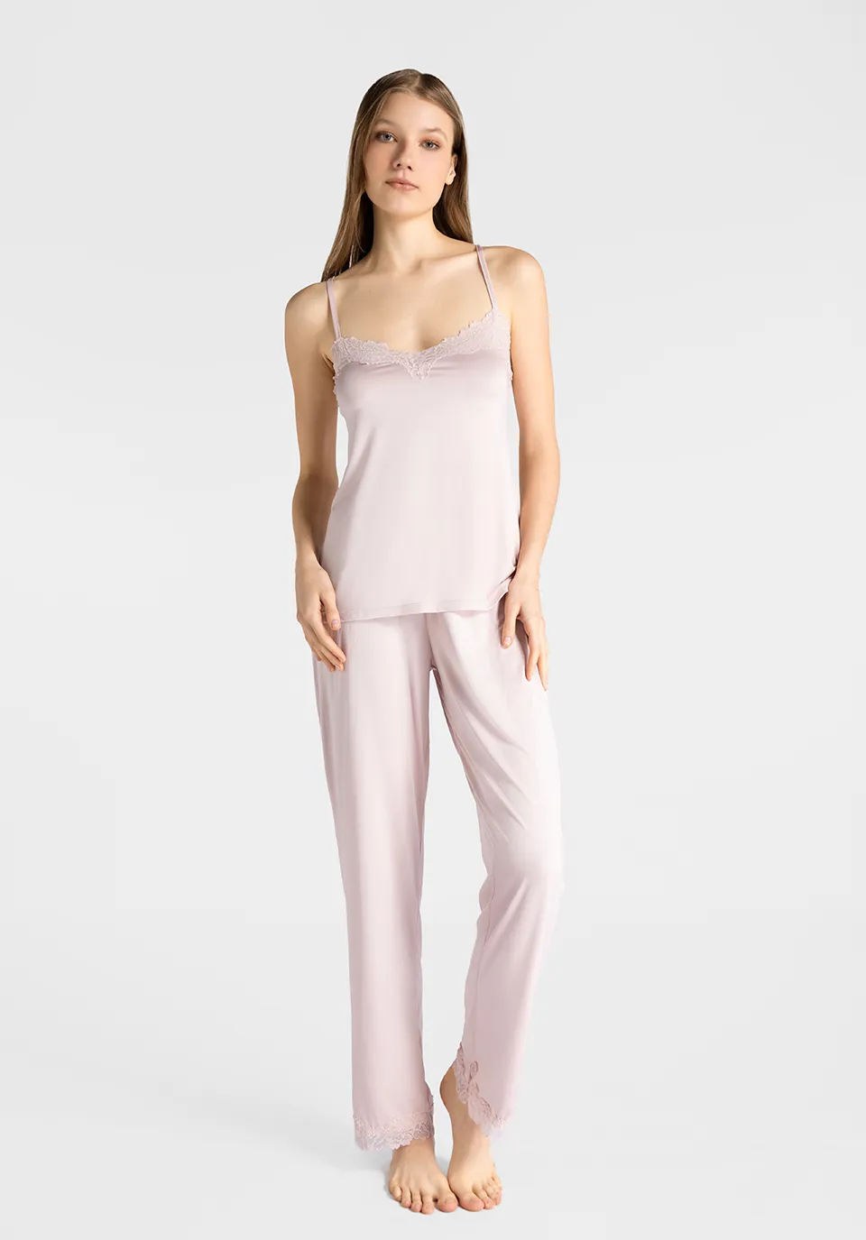 Marie France Galilea Pant_Pink Women Galilea Pant SKU: PYGALILEAPANT_Pink Image 01