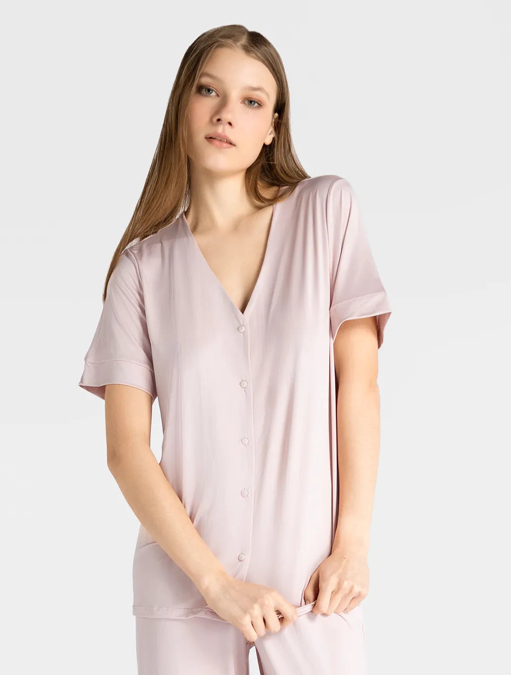 Marie France Gloria Chemise_Pink Women Gloria Chemise SKU: PYGLORIACHEMISE_Pink Image 01
