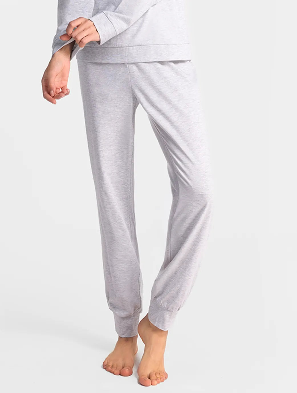 Marie France_Light Grey Melange_Gredana Pant_PYGREDANAPANT_Light Grey Melange_02