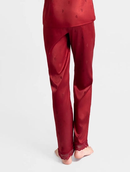 Marie France Heartfelt Pant_Burgundy Women Heartfelt Pant SKU: PYHEARTFELTPANT_Burgundy Image 04
