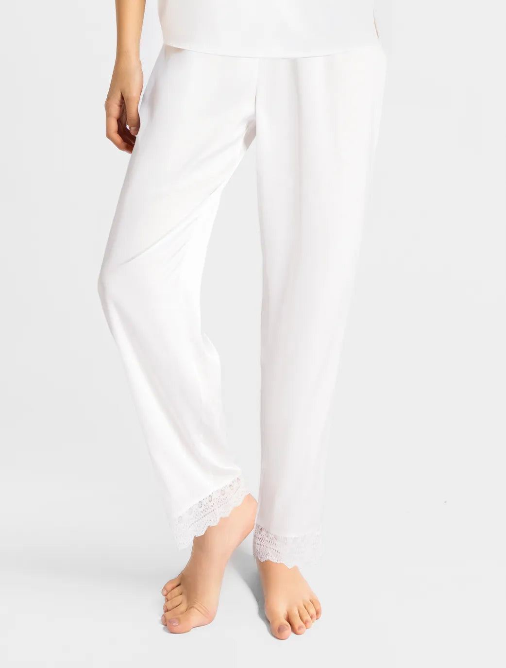 Marie France Kadely Pant_White Women Kadely Pant SKU: PYKADELYPANT_White Image 03