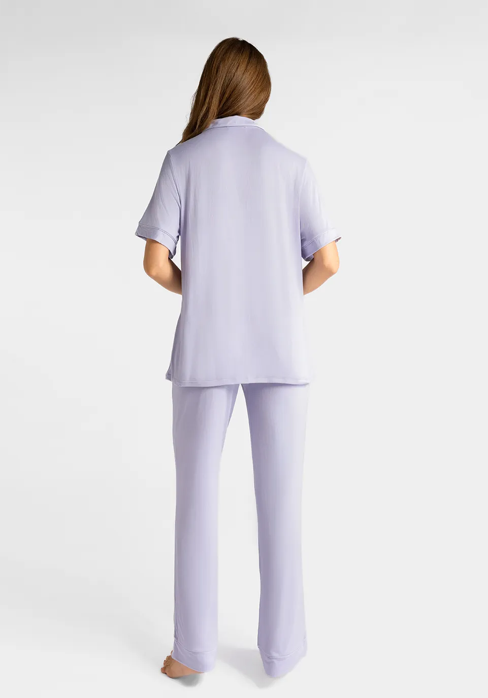 Marie France Lilac Women Kaisy Lilac Microfiber Chemise And Shorts Set SKU: PYKAISYSETOFFER_Lilac Image 02