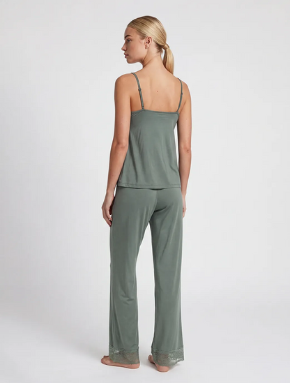 Marie France Green Women Kaitlyn Pant SKU: PYKAITLYNPANT_Green Image 02