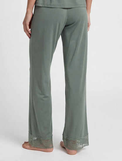 Marie France Green Women Kaitlyn Pant SKU: PYKAITLYNPANT_Green Image 04