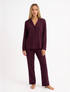 Marie France Burgundy Women Kamy Pant SKU: PYKAMYPANT_BURGUNDY Image 01