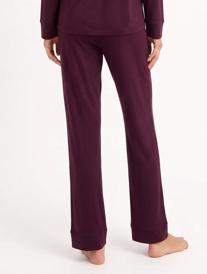 Marie France Burgundy Women Kamy Pant SKU: PYKAMYPANT_BURGUNDY Image 04